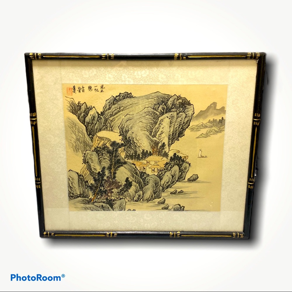 Japanese Art on Silk